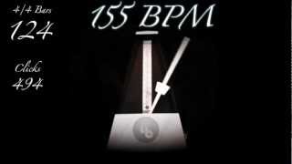 155 BPM Metronome [upl. by Michaeline]