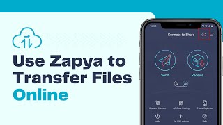 How to Use Zapya on Android to Transfer Files Online [upl. by Eesdnil]