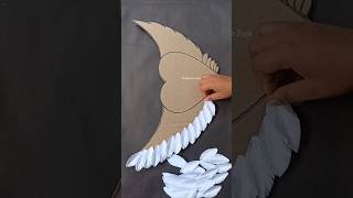 DIY Cardboard Wall Hangingyoutubeshortsviralshortdiy cardboardcraftwallhanginghomedecorcraft [upl. by Daraj769]