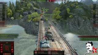 World of Tanks Clan Wars TESLA  DAC on Mountain Pass [upl. by Anuahsal]