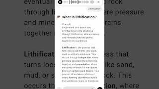 What is lithification [upl. by Boggs]