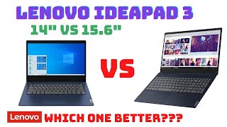 Lenovo IdeaPad 3 laptop 14quot vs 156quot [upl. by Nylidnam]