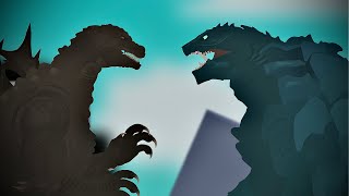 Godzilla Minus One vs Gamera Rebirth  The Greatest Battle in History [upl. by Rillis]