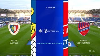 SKRÓT Piast Gliwice vs Raków Częstochowa  Ekstraklasa 9 Kolejka  201920 [upl. by Towrey567]