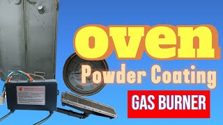 diy oven powder coating gas burner biaya rendah [upl. by Akla]