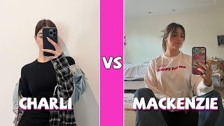 Charli D’amelio Vs Mackenzie Ziegler TikTok Dances Compilation [upl. by Nura]