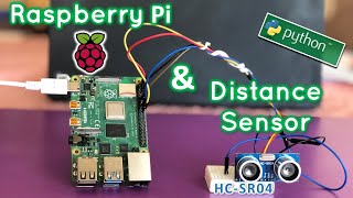 Raspberry Pi GPIO Programming with Python  Part 5 HCSR04 Ultrasonic Distance Sensor [upl. by Kerekes]