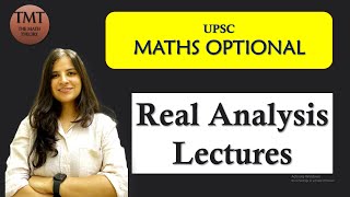 Real Analysis  Lecture 03Maths Optional Paper 2 CourseUPSC CSE [upl. by Wivina316]