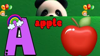 ABC Song  A to Z Nursery Rhymes by Baby Fruit Dancing Sensory Video abcd [upl. by Dalton]