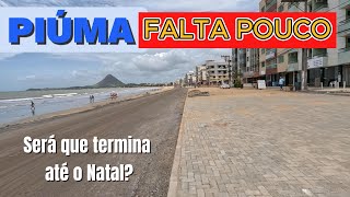 REVITALIZAÇÃO ORLA PIÚMA HOJE parte 4 Início da Ciclovia [upl. by Josias]