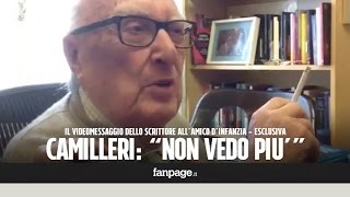 Andrea Camilleri allamico dinfanzia quotNon vedo più il tuo libro me lo dovrò far leggerequot [upl. by Oiziruam]