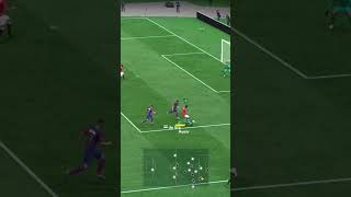 Manchester United goal against Barcelona in FC Mobile [upl. by Jacobsen]