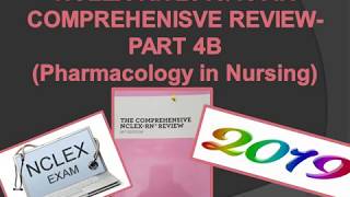 NCLEXRN ATI COMPREHENSIVE REVIEW PART 4B pharmacology Respiratory meds insulin bloodamp more [upl. by Jeno67]