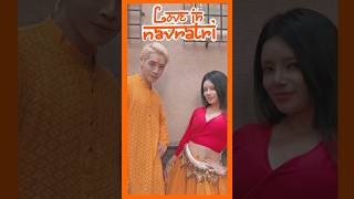 Kpop singer changed the way enjoy Navratri 🧡 Part 1  LOVE IN NAVRATRI 2023  aoora navratri [upl. by Aelem]