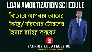 Loan Amortization Calculator  Helpful for BBA MBA and Banking Diploma DAIBB [upl. by Zoe833]