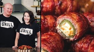 Bacon Wrapped Smoked Armadillo Eggs  How To [upl. by Fahy]