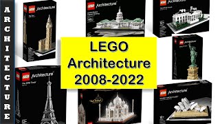 LEGO ARCHITECTURE All Sets 2008 2022 [upl. by Byram649]