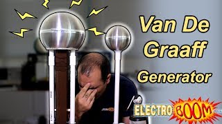 Building a Van De Graaff HIGH VOLTAGE Generator [upl. by Elleynad227]