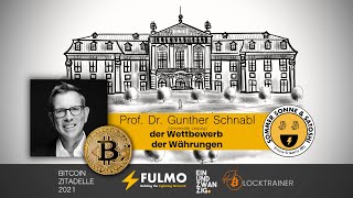 Bitcoin Zitadelle Der Wettbewerb der Währungen  Prof Dr Gunther Schnabl [upl. by Meuse]