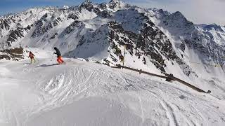 Skiing Verbier Mont Gelé Itinerary [upl. by Atirres]