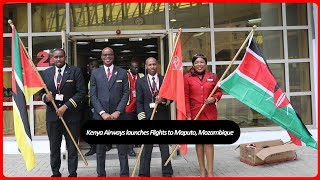 Kenya Airways launches its 45th destination to Maputo Mozambique [upl. by Eldridge]