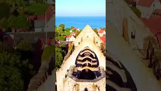 Aerial View of Visby  Gotland  Sweden [upl. by Acinoreb]