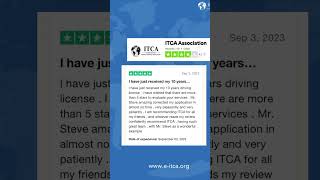 ITCA CUSTOMER REVIEWS  INTERNATIONAL DRIVING PERMIT [upl. by Euqinomod]