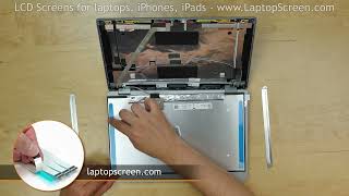 How to replace LCD Screen on Dell Latitude 14 5410 laptop Stepbystep instructions [upl. by Assetan]