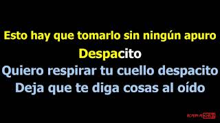 Despacito Luis Fonsi Karaoke Version [upl. by Annas]