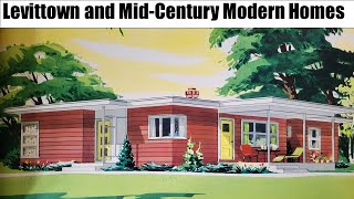 Design and building after WWII 19451969 Includes Levittown and Mid Century modern design [upl. by Meunier]