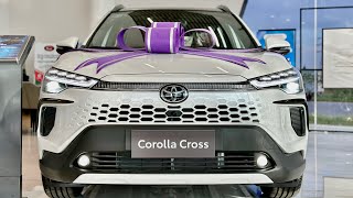 New 2024  Toyota Corolla Cross  Comfort SUV 18V  White Exterior and Interior [upl. by Amarillas]