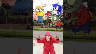 Minion  Sonic And Zombie  Cartoon animation [upl. by Noraf822]