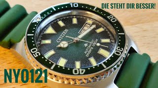 Citizen Promaster NY012109XE Challenge Diver grün Kurzvorstellung [upl. by Enatan]