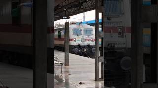 12702 Hyderabad  CSMT Hussain Sagar SF Express Departing Hyderabad Railway station [upl. by Udela451]