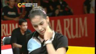 Finals  Saina Nehwal vs Wang Yihan  Djarum Indonesia Open 2011 [upl. by Baxter996]