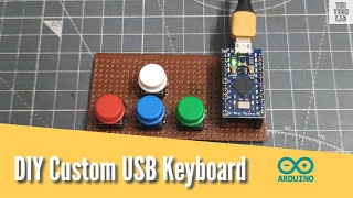 DIY USB Keyboard with Arrow Keypad for PC Gaming [upl. by Ttimme]