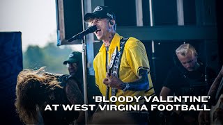 mgk  Bloody Valentine FULL PERFORMANCEmulticam at West Virginia Football [upl. by Mathias]