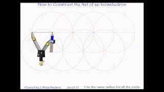 How to Construct net of Icosahedron [upl. by Esaj]