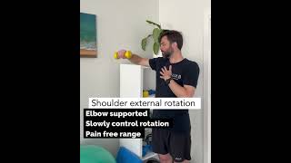 Shoulder external rotation [upl. by Eirotal]