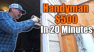 Handyman 500 In 20 Minutes  Can You Do This  THE HANDYMAN [upl. by Rillings]