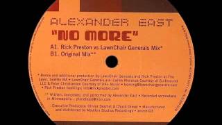 Alexander East  No More Original Mix [upl. by Ltney]