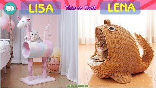 Very cute items for Cat  LISA OR LENA [upl. by Meedan]