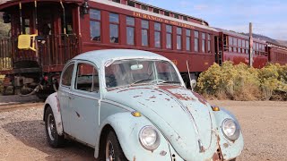 Pacing the Silverton train in my 1965 VW beetle Fall [upl. by Zetana711]