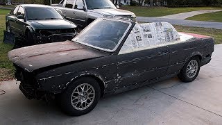 1988 BMW 325i E30 Convertible Restoration Project [upl. by Krawczyk848]