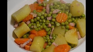 Lardons petits pois pdt carottes cookeo [upl. by Yendroc272]