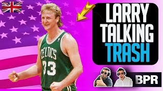 Larry Bird FIRST TIME WATCHING Trash Talking BRITISH REACTION [upl. by Macmillan]