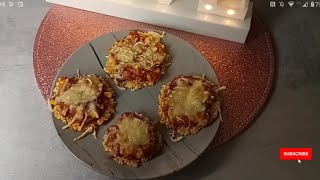 Mini Pizza Reiswaffeln Low Carb Diät Rezept Diätrezept Kochrezept abnehmen [upl. by Amanda]