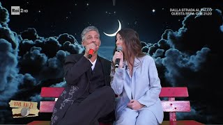 Fiorello e la figlia Angelica cantano quotLa prima cosa bellaquot  Viva Rai2 19032024 [upl. by Eizzil]