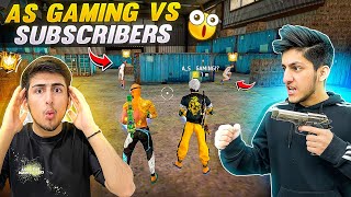 AS Gaming And GodSunny In Lone Wolf 2 Vs 2 With Subscribers😮😍Free Fire India [upl. by Siednarb]