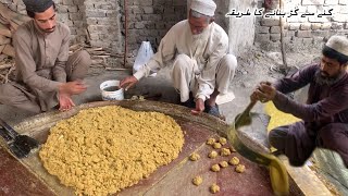 Traditional Jaggery Making  Jaggery Making Process from Sugar Cane  MAKING OF GURR [upl. by Connie173]